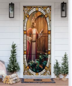 Be Hold, I Stand At The Door Jesus Christ Door Cover