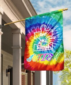 Be Kind Autism Flag