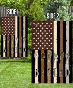 be kind hands. black lives matter flag 1317