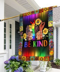 Be Kind Hippie Flag TQN343F
