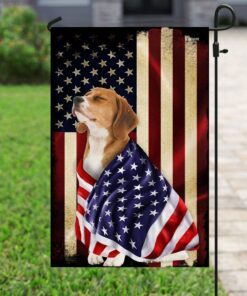 beagle american patriot flag 3081