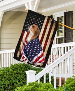 beagle american patriot flag 8873