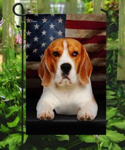 beagle american flag 3663