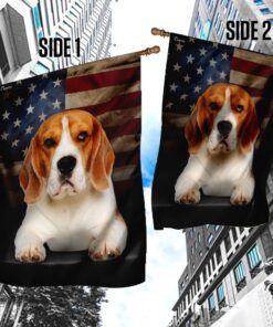 beagle american flag 5995