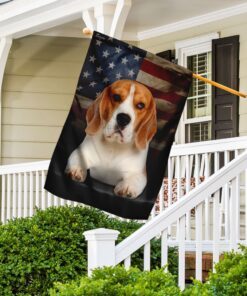 beagle american flag 6966