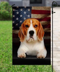 beagle american flag 7404