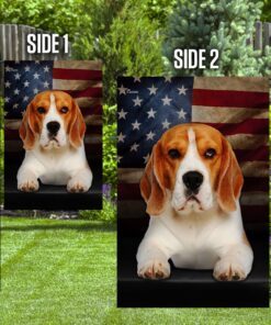 beagle american flag 8828