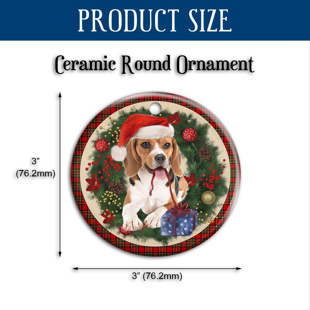 Beagle Ceramic Ornament Dog Lover Christmas Ornament QTR321Ov5 - Image 6