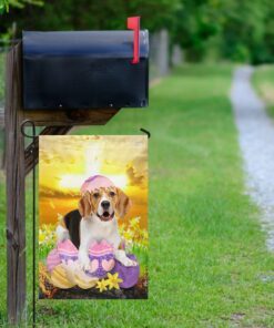beagle is ready for easter flag 3574