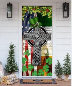 Beautiful Irish Christmas Door Cover