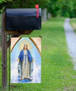 beautiful lady, mary mother of christ flag 8427