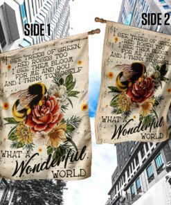 bee beautiful world flag 1284
