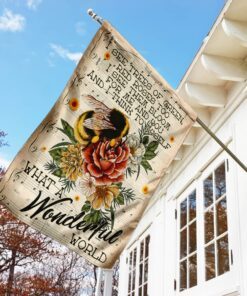 bee beautiful world flag 7402
