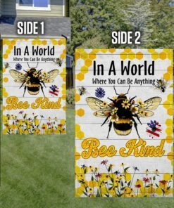 bee flag in a world where you can be anything bee kind mln333f 1763