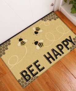 bee happy hippie doormat trn1339dm 1500