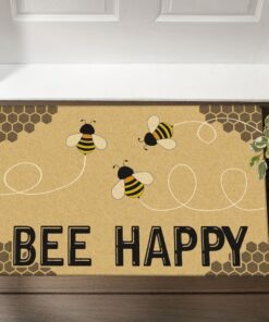 Bee Happy Hippie Doormat TRN1339DM