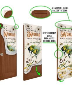 bee kind door cover 1273