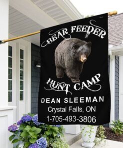 Beer Feeder Hunt Camp Flag TRL1563F