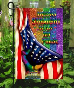 being straight was my phase. lgbt flag 3103