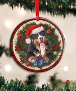 bernese mountain ceramic ornament dog lover christmas ornament qtr321ov18 2709