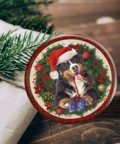 bernese mountain ceramic ornament dog lover christmas ornament qtr321ov18 2978