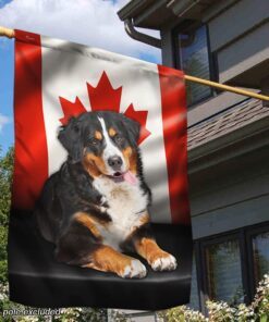 bernese mountain dog canadian flag qnn557fv17 6932