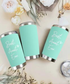 Best Aunt Ever Aunt 20oz Mint Tumbler