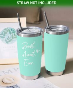 best aunt ever aunt 20oz mint tumbler 2687