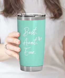 best aunt ever aunt 20oz mint tumbler 6426