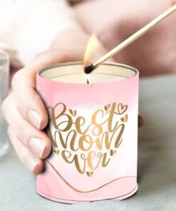Best Mom Ever Candle Lavender Vanilla 10oz Tin Candle