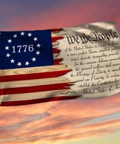 Betsy Ross 1776 Grommet Flag We The People Patriotic American Flag QNN641GF
