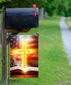 bible with bright cross flag 3500