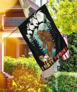 bigfoot and pug hate people flag ntb89fv1 1525