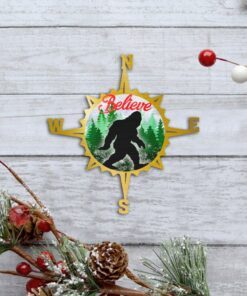 bigfoot believe custom shaped ornament lnt599o 2367