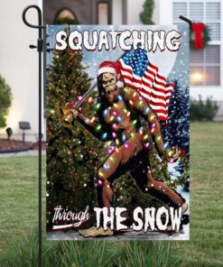 bigfoot christmas flag thh3509f 7038