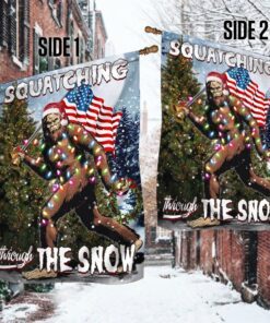 bigfoot christmas flag thh3509f 7725