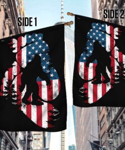 bigfoot flag foot print nnt189f 1208