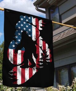 bigfoot flag foot print nnt189f 4816