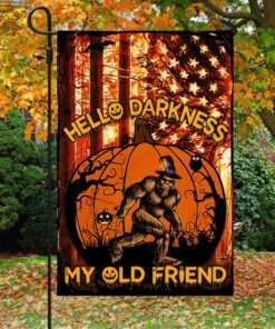 bigfoot flag hello darkness my old friend lha1783f 1977