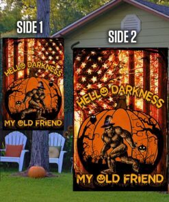 bigfoot flag hello darkness my old friend lha1783f 7930