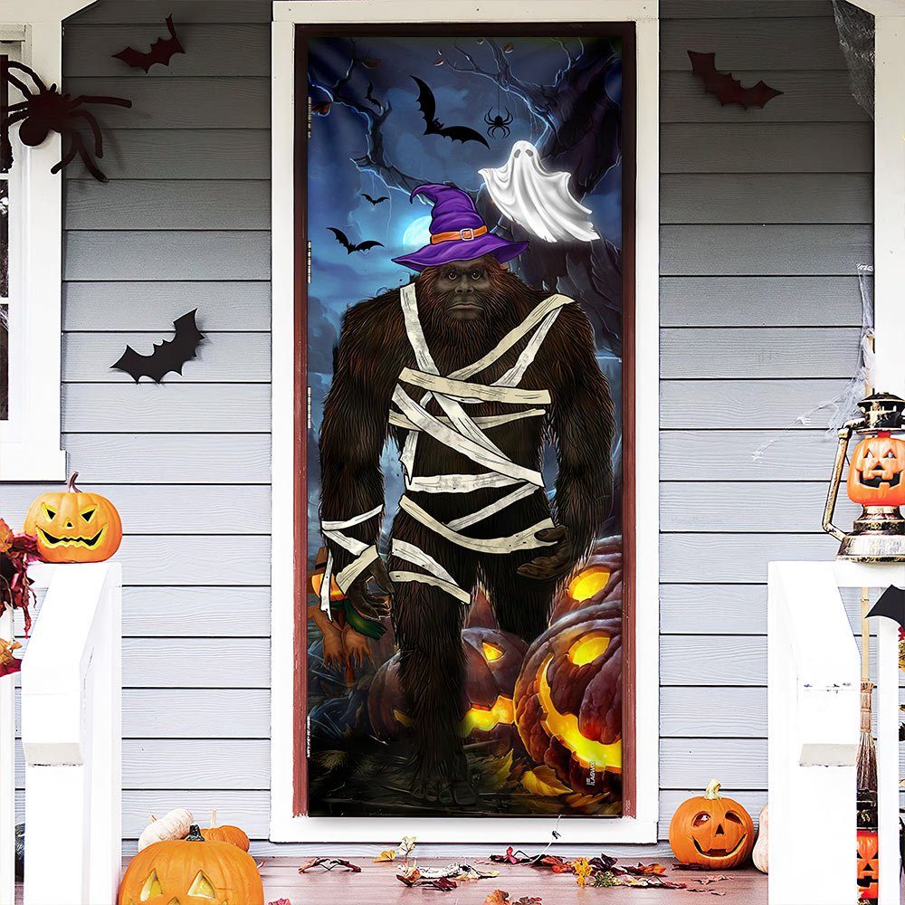 Bigfoot Sasquatch Halloween Door Cover DDH2871D