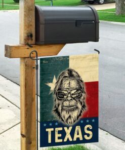bigfoot texas flag 5952