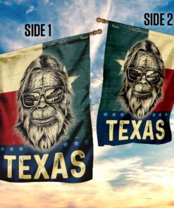 bigfoot texas flag 6387