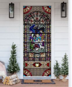Birth Of Jesus Christ Door Cover
