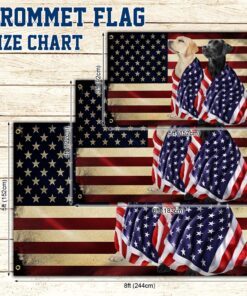 black and yellow labrador retriever american patriot grommet flag anl40gfv34 8442