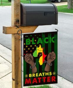 black breaths matter flag 6401