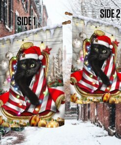 black cat christmas wrap in glory american flag thh3477fv1 6192
