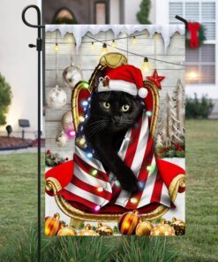 black cat christmas wrap in glory american flag thh3477fv1 6351