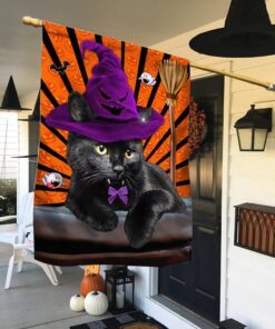 black cat halloween flag cat costume home decorative tqn398f 2485