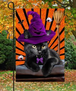 black cat halloween flag cat costume home decorative tqn398f 3833